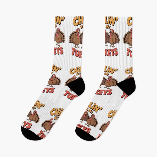 Item preview, Thanksgiving Family Chillin With My Turkeys designed and sold by BHMARTS.