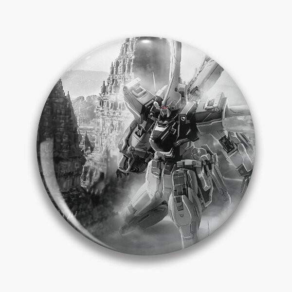 Item preview, CROSS BONE GUNDAM X black white illustration designed and sold by sabartgunpla.