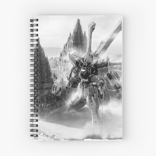 Item preview, CROSS BONE GUNDAM X black white illustration designed and sold by sabartgunpla.