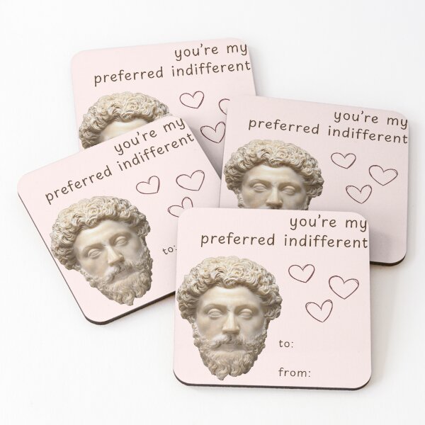 Item preview, Funny Stoic Valentine designed and sold by AothenMagazine.