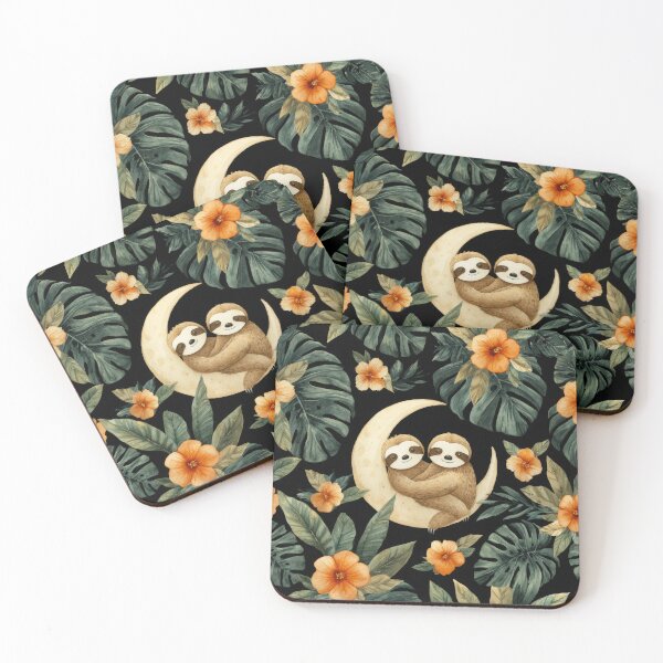 Item preview, Celestial boho sloth tropical designed and sold by scicilysimonee.