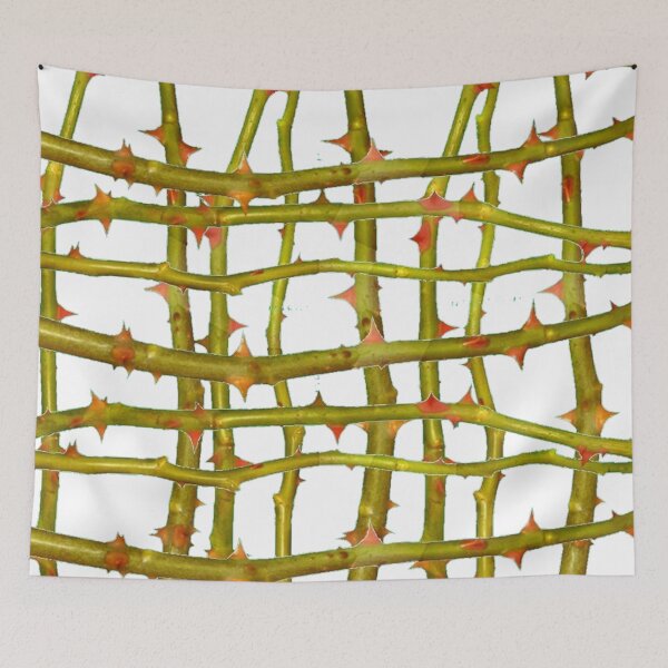 Item preview, DECORATIVE  GREEN THORN BRAMBLES PATTERN   designed and sold by sharlesart.