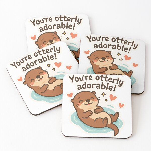 Item preview, You’re Otterly Adorable! designed and sold by Wisps & Whiskers Designs.