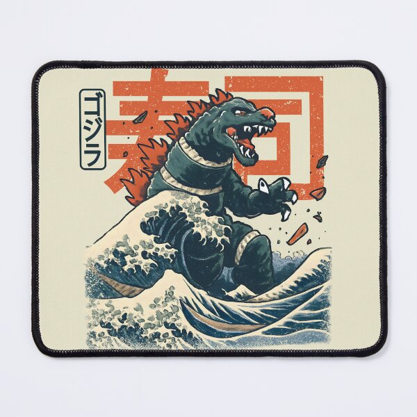 Item preview, Sushi Monster Off Kanagawa designed and sold by Alema Art.