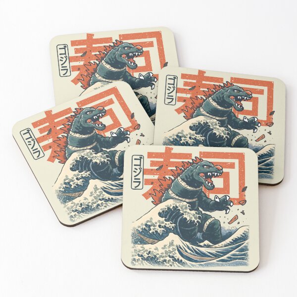 Item preview, Sushi Monster Off Kanagawa designed and sold by Alema Art.