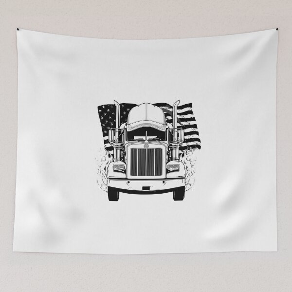 Item preview, Patriotic American Flag Trucker T-Shirt, Funny Shirt, Valentine Shirt gift, Valentine Day Cut File, gift for Mom, dad gift, gift for birthday Essential T-Shirt designed and sold by GAIDREDA.