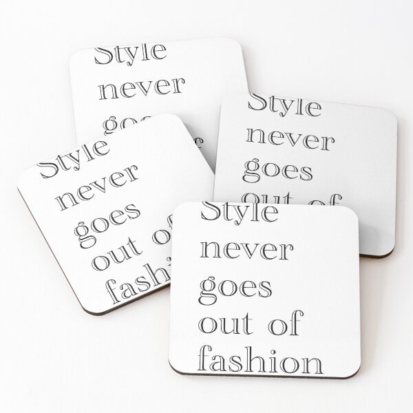 Item preview, “Style Never Goes Out of Fashion” Print — Timeless Fashion & Style Wall Art designed and sold by DavidMay.