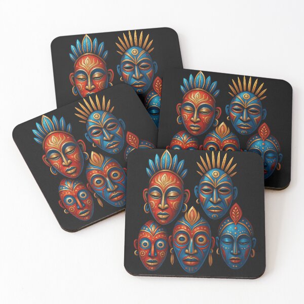 Item preview, African Tribal Masks | Collection designed and sold by Le Pédagogue.