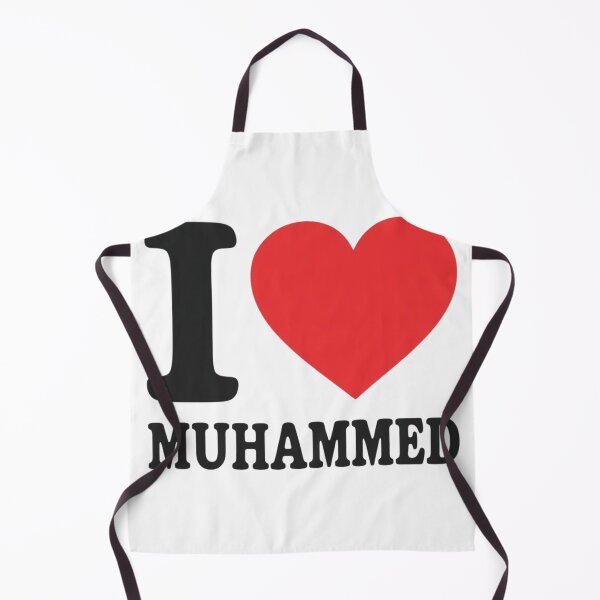 Artikelvorschau, Ich liebe Mohammed T-Shirt – Auffälliges minimalistisches Herz-Design entworfen und verkauft von ZYNORAworld.