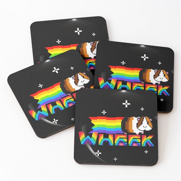 Item preview, Rainbow Guinea Pig Wheek designed and sold by ProShoper24®.
