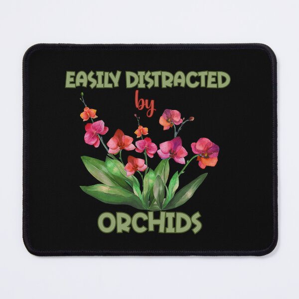 Item preview, Easily Distracted by Orchids Funny Orchid Lover Plant Flower Gardening designed and sold by Nzgiftsandmore.