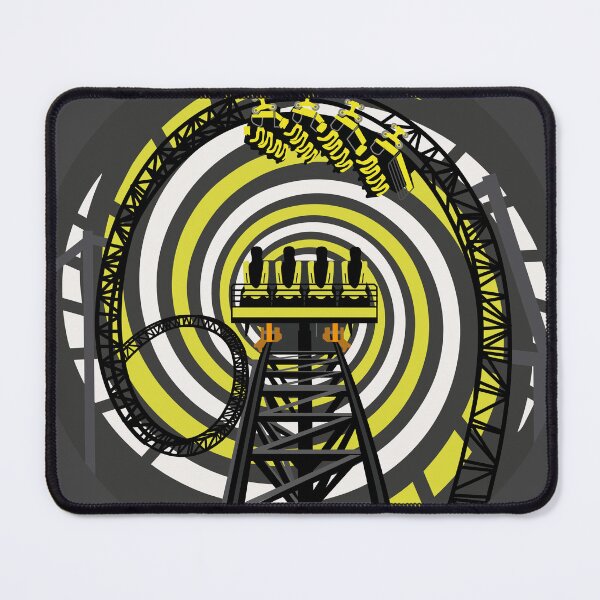 Item preview, SMILE FOREVER Shirt Design - Black and Yellow Gerstlauer Infinity Coaster designed and sold by CoasterMerch.