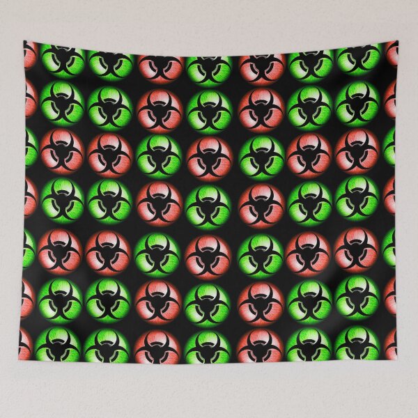 Item preview, Hazardous Red & Green Eyes Pattern  designed and sold by PlagueTSH.