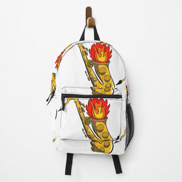 Item preview, Tenor Sax On Fire designed and sold by GnomeyArt.
