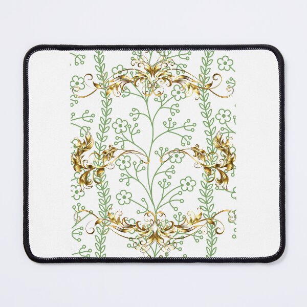 Item preview, Green French seamless design designed and sold by PalomaHealing24.