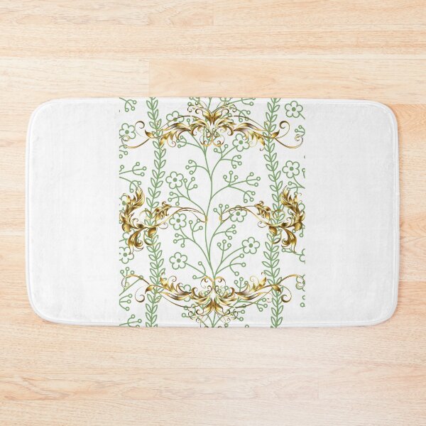 Item preview, Green French seamless design designed and sold by PalomaHealing24.