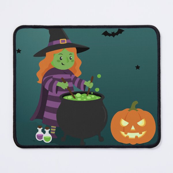 Item preview, Cute Witch Brewing Potion Spooky Halloween designed and sold by Project X Design.