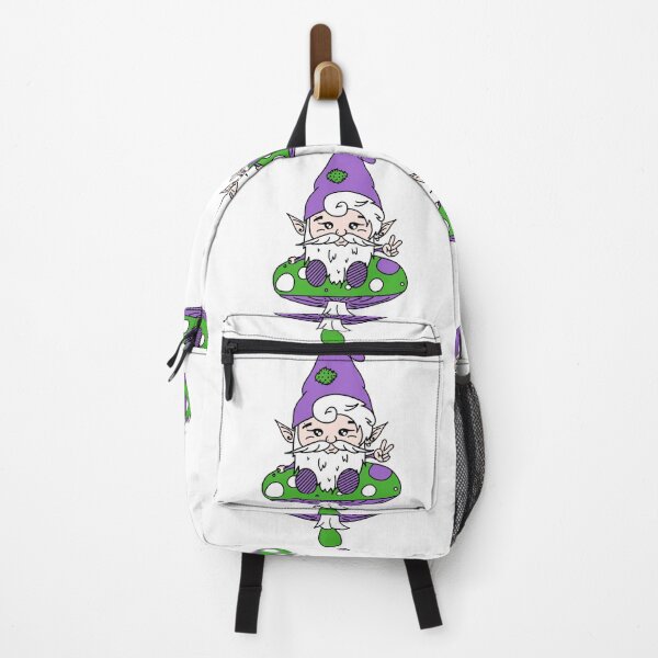 Item preview, Genderqueer Gnome on a Mushroom designed and sold by GnomeyArt.