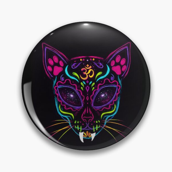 Item preview, Sugar Skull Kitty - Alien 2 designed and sold by brainyideasai.