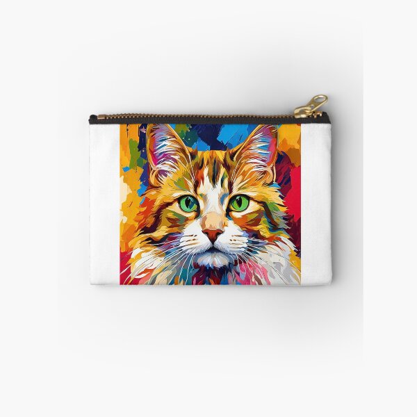 Item preview, Vibrant Modern Art Tabby Cat Design – Colorful Pop Style Cat Artwork designed and sold by Fredster1966.