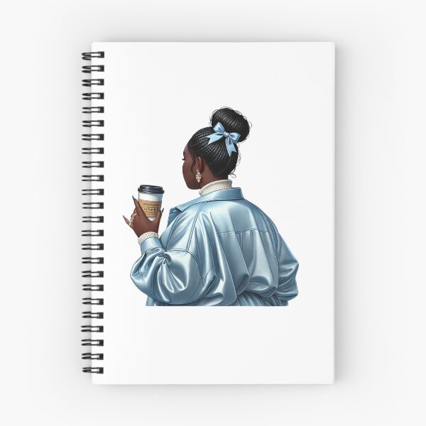 Item preview, Confident Black Girl with Coffee Cup | Chic Lifestyle Art designed and sold by Lulunza.