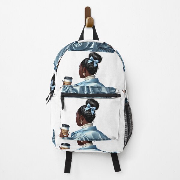 Item preview, Confident Black Girl with Coffee Cup | Chic Lifestyle Art designed and sold by Lulunza.