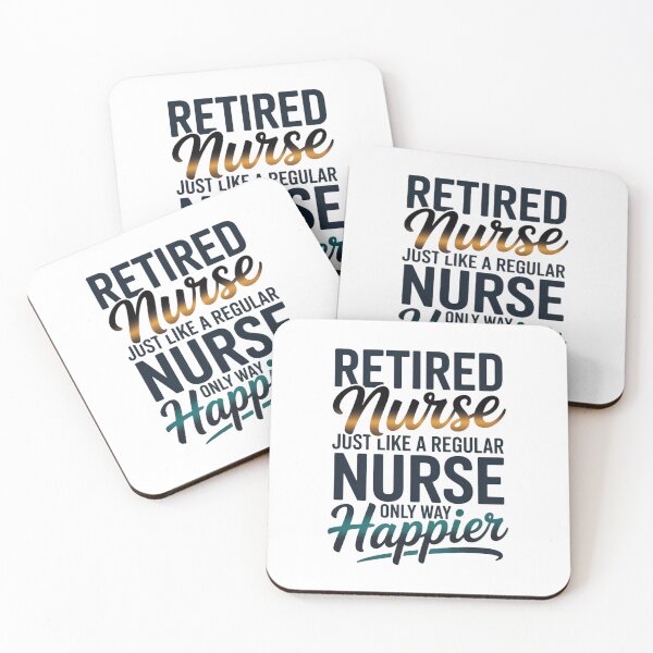 Item preview, Retired Nurse Shirt, Funny Retirement Gift Idea,  Happier Than Ever Classic T-Shirt  designed and sold by podlook.