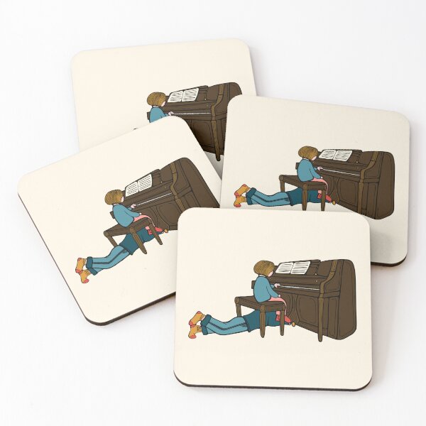 Item preview, Piano duet in bold tones designed and sold by LayerCakeDigDes.