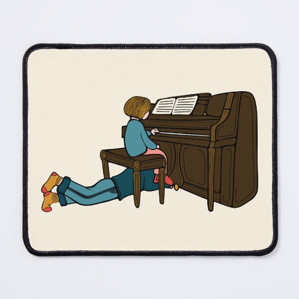 Item preview, Piano duet in bold tones designed and sold by LayerCakeDigDes.