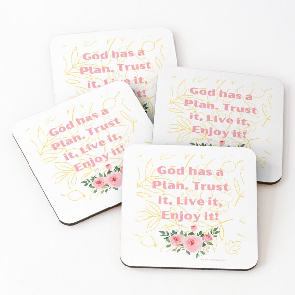 Item preview, God has a Plan, trust it, pink slogan designed and sold by PalomaHealing24.