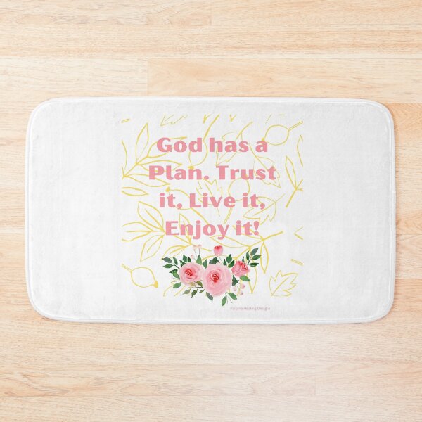Item preview, God has a Plan, trust it, pink slogan designed and sold by PalomaHealing24.