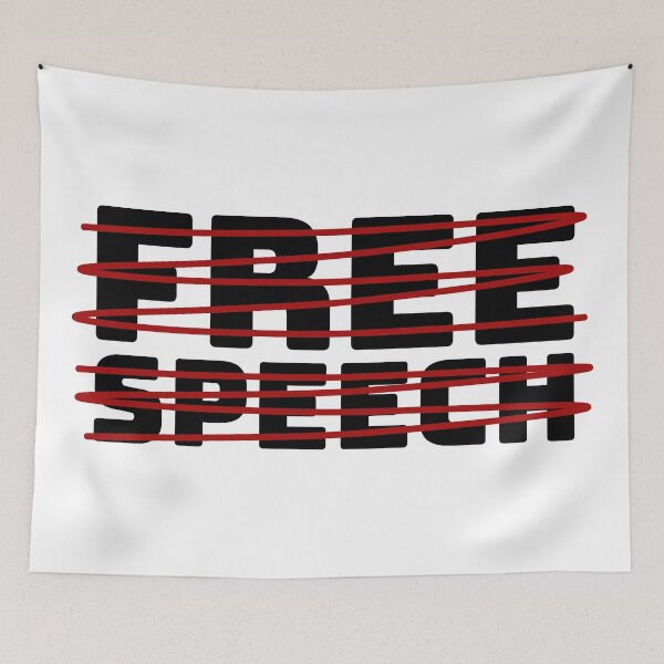 Item preview, Free Speech Has Been Cancelled designed and sold by IKDG.