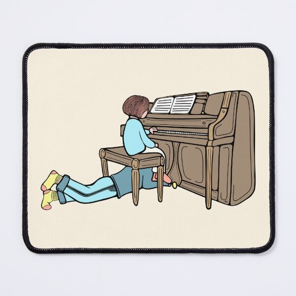 Item preview, Piano duet in pastel tones designed and sold by LayerCakeDigDes.