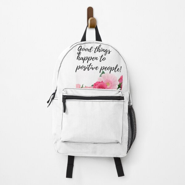 Item preview, Good things happen to positive people/pink designed and sold by PalomaHealing24.