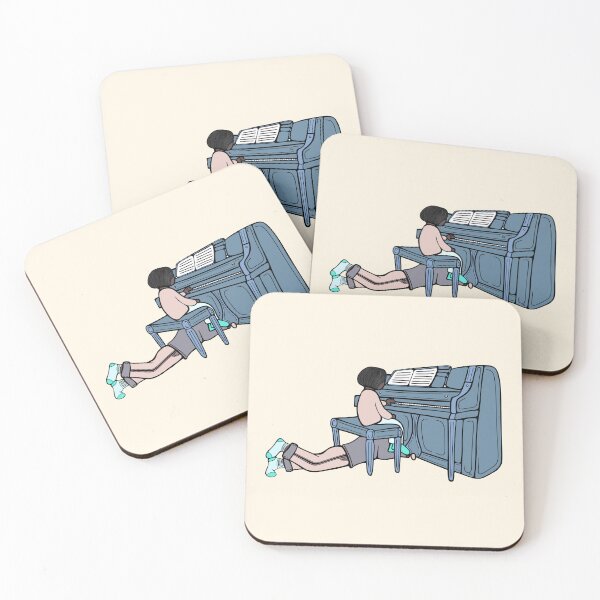 Item preview, Piano duet in blue tones designed and sold by LayerCakeDigDes.