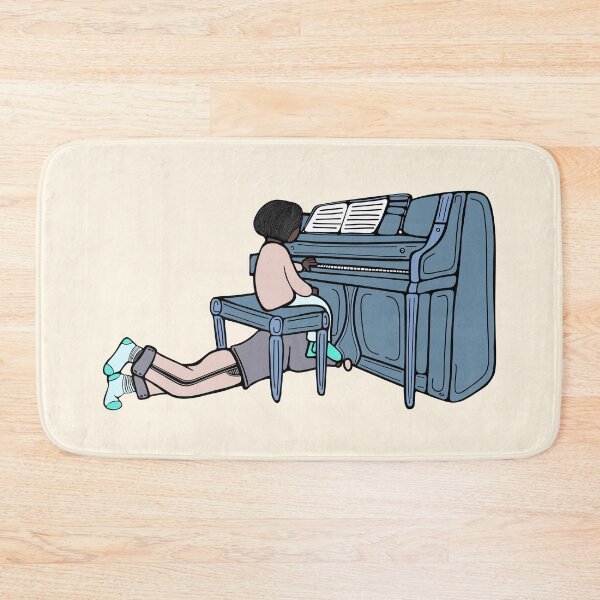 Item preview, Piano duet in blue tones designed and sold by LayerCakeDigDes.