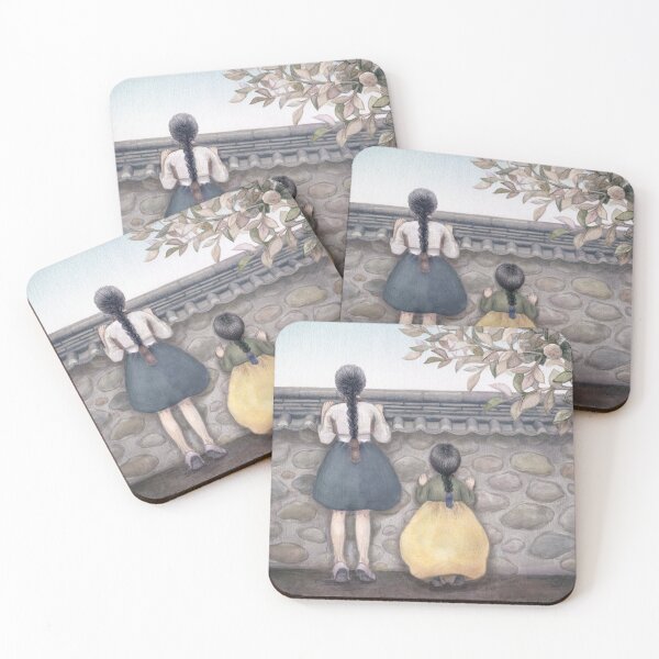 Item preview, sisters wearing hanbok designed and sold by Ariseul-k.