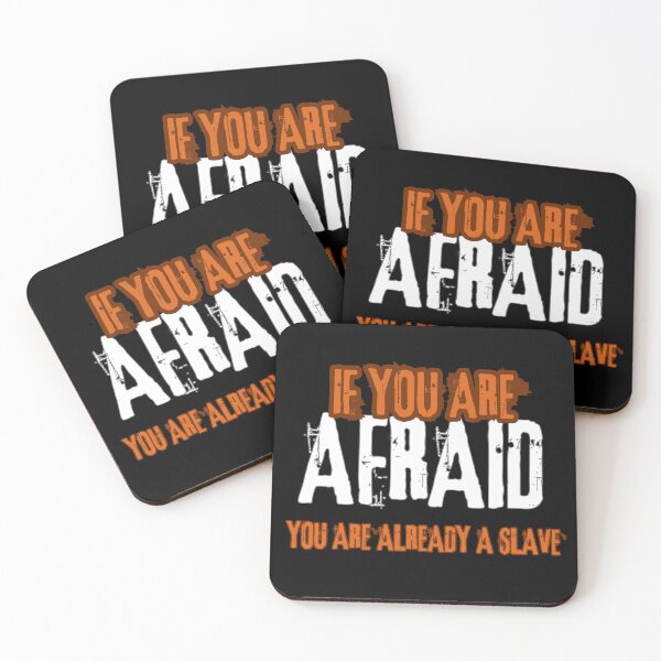 Item preview, If You Are Afraid Quote designed and sold by ProShoper24®.
