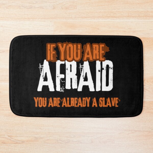 Item preview, If You Are Afraid Quote designed and sold by ProShoper24®.