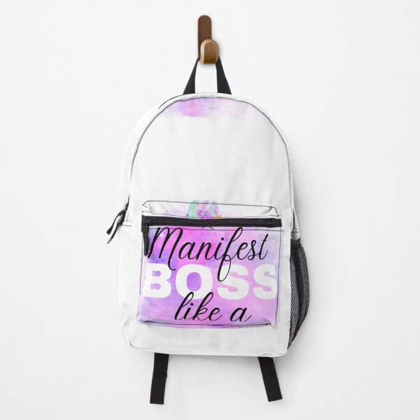 Item preview, Manifest like a Boss slogan on pink cloud designed and sold by PalomaHealing24.