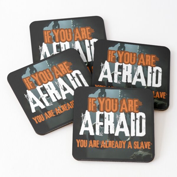 Item preview, If You Are Afraid Quote designed and sold by ProShoper24®.