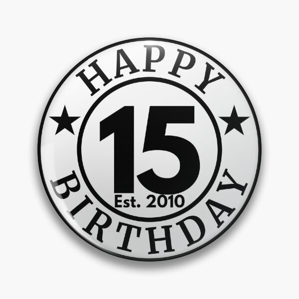 Item preview, Happy 15th Birthday 2010 | 15 Years Celebration Gift designed and sold by highflycrafts.