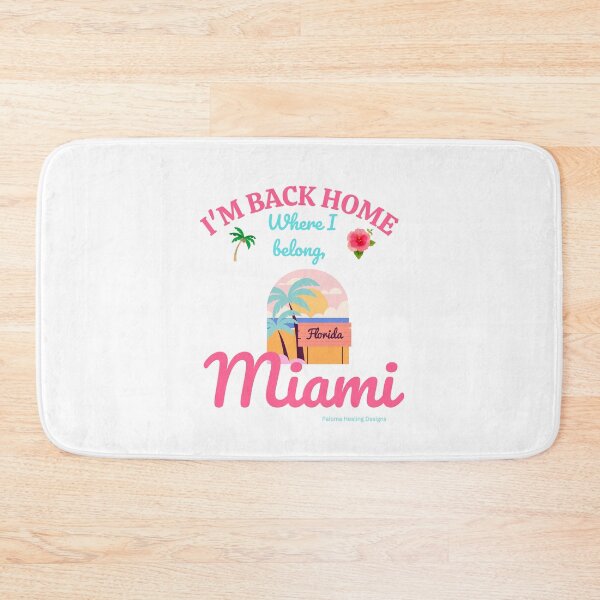 Item preview, I'm back where I belong, Miami slogan designed and sold by PalomaHealing24.