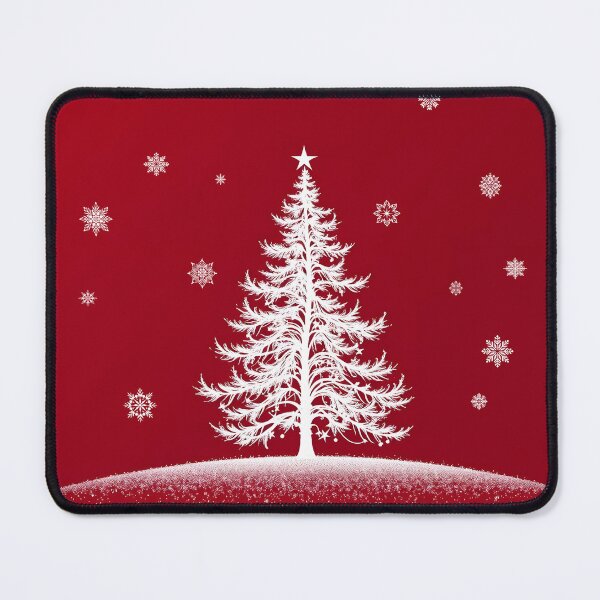 Item preview, Abstract Christmas Tree on Red Background designed and sold by RowanGraphics.