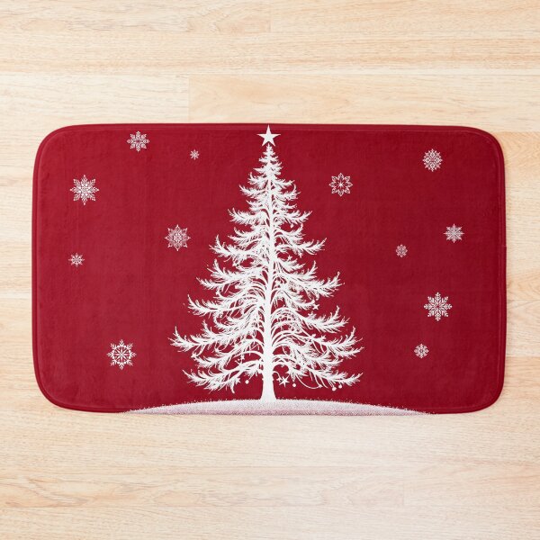 Item preview, Abstract Christmas Tree on Red Background designed and sold by RowanGraphics.