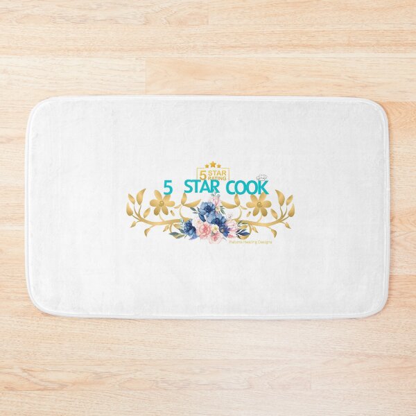 Item preview, 5 Star Cook slogan gold guilded wreath designed and sold by PalomaHealing24.