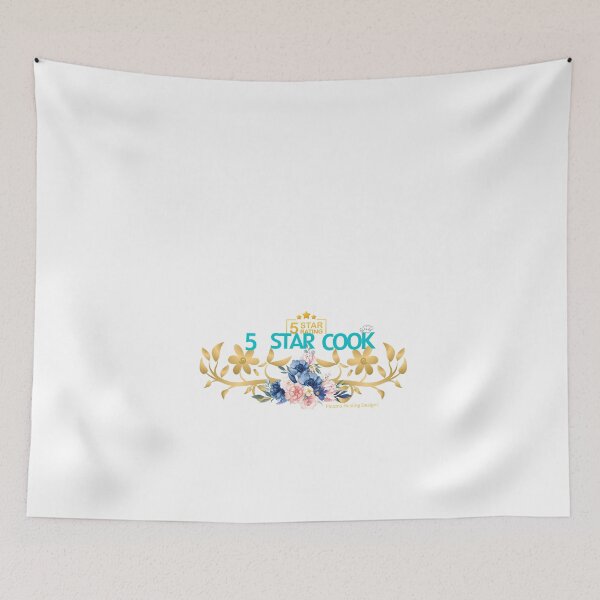Item preview, 5 Star Cook slogan gold guilded wreath designed and sold by PalomaHealing24.