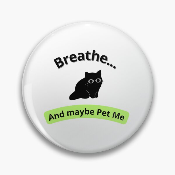 Item preview, Black Cat Wants You To Pet Him designed and sold by Cute&Little Ghosts.
