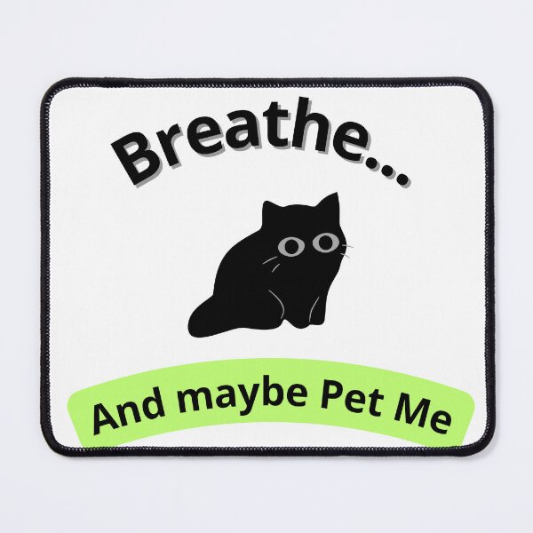 Item preview, Black Cat Wants You To Pet Him designed and sold by Cute&Little Ghosts.