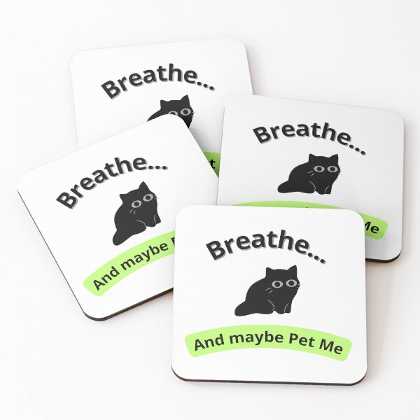 Item preview, Black Cat Wants You To Pet Him designed and sold by Cute&Little Ghosts.